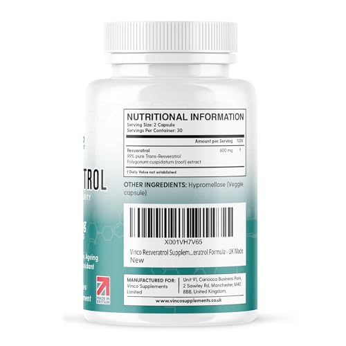 Ultra High Purity Resveratrol Supplement