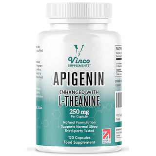 Vinco Apigenin 50mg with L-Theanine 200mg