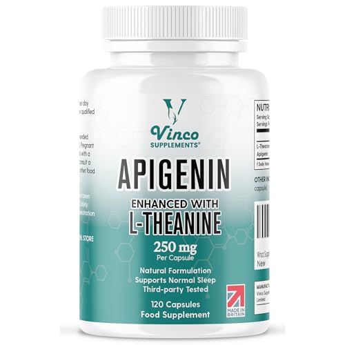 Vinco Apigenin 50mg with L-Theanine 200mg