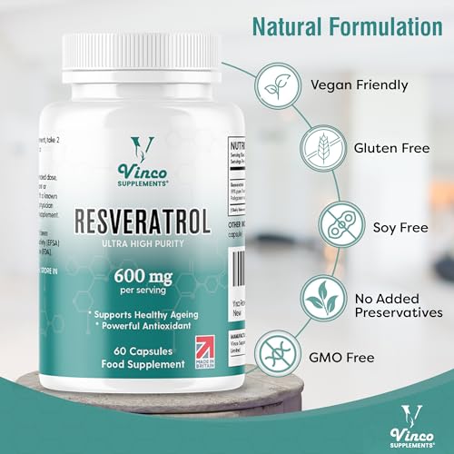 Ultra High Purity Resveratrol Supplement