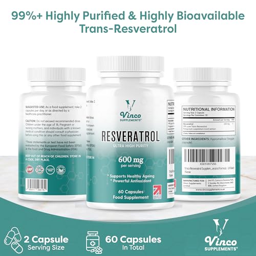 Ultra High Purity Resveratrol Supplement