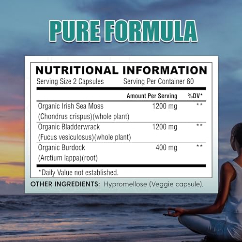 Organic Irish Sea Moss Capsules