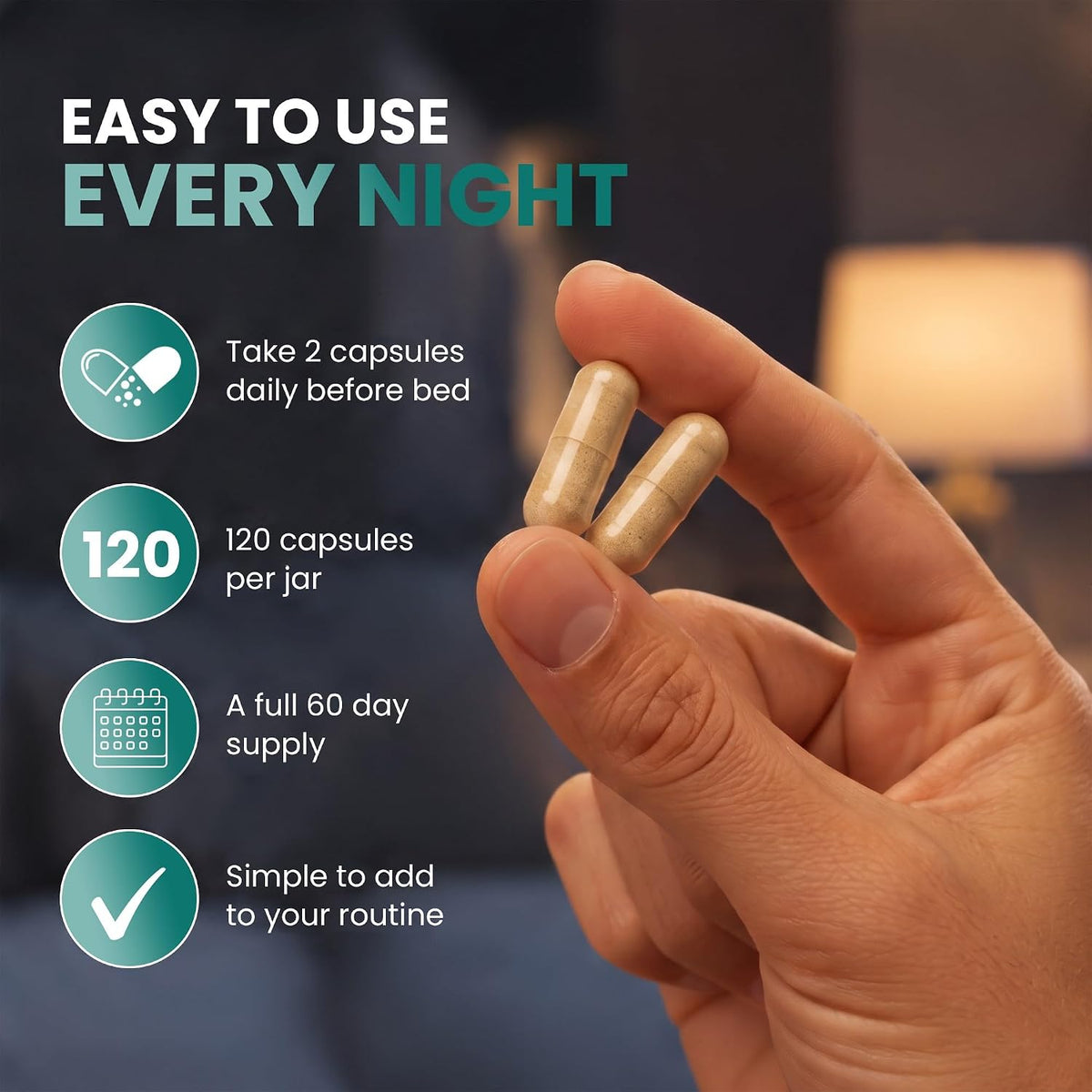 Vinco 5HTP Capsules 5000mg - 120 Vegan Capsules