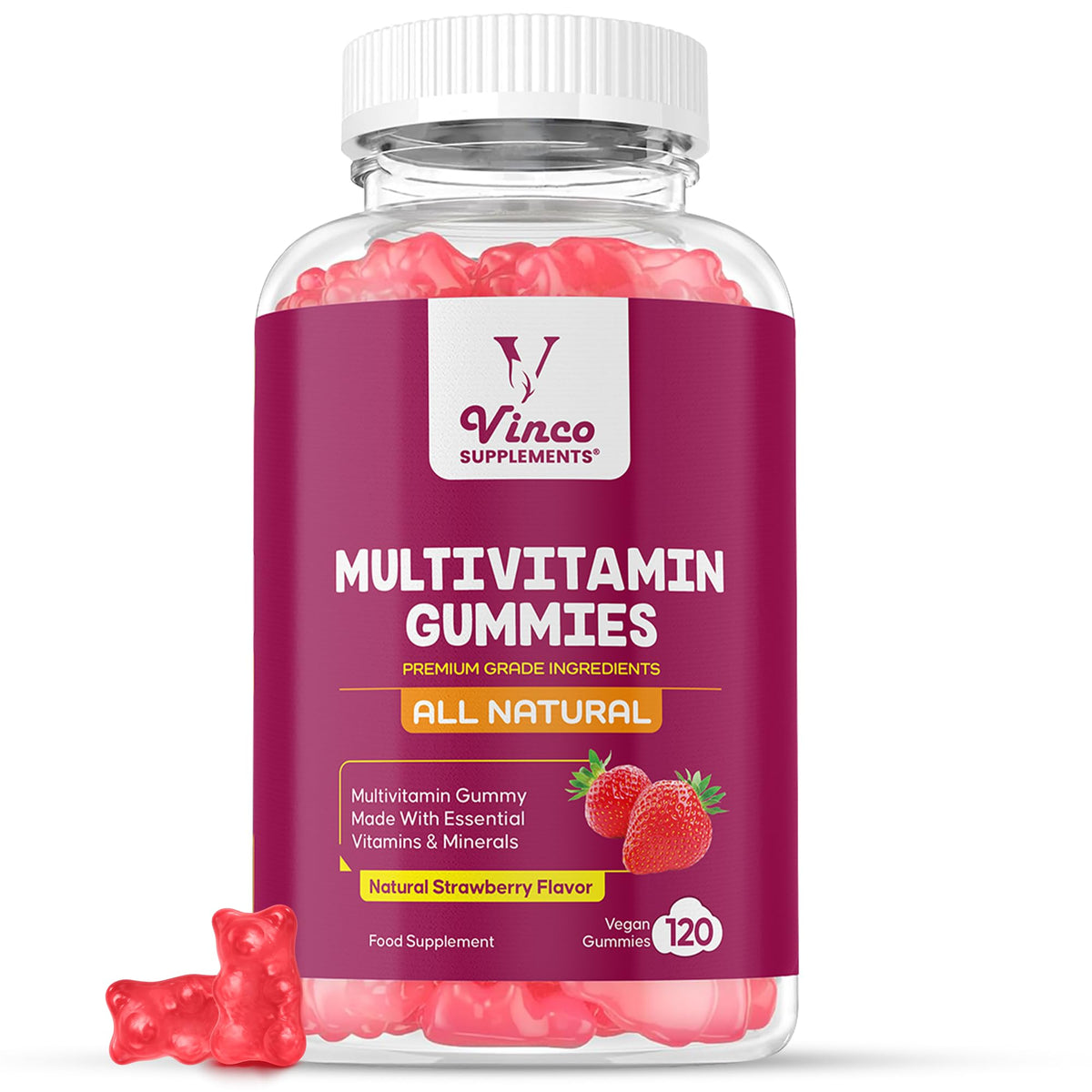 Multivitamin Gummies for Women and Men - 120 Gummies