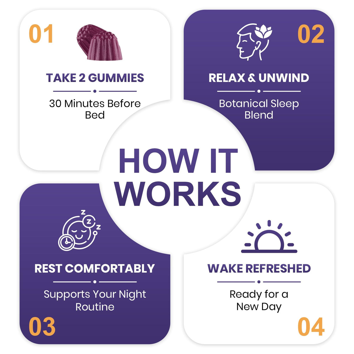 Vinco Sugar Free Sleep Gummies - 12 in 1 Night-Time Formula with Magnesium Glycinate, Ashwagandha, Lemon Balm & L-Theanine - Vegan Natural Berry Flavour Sleep Support for Adults - 60 Gummies
