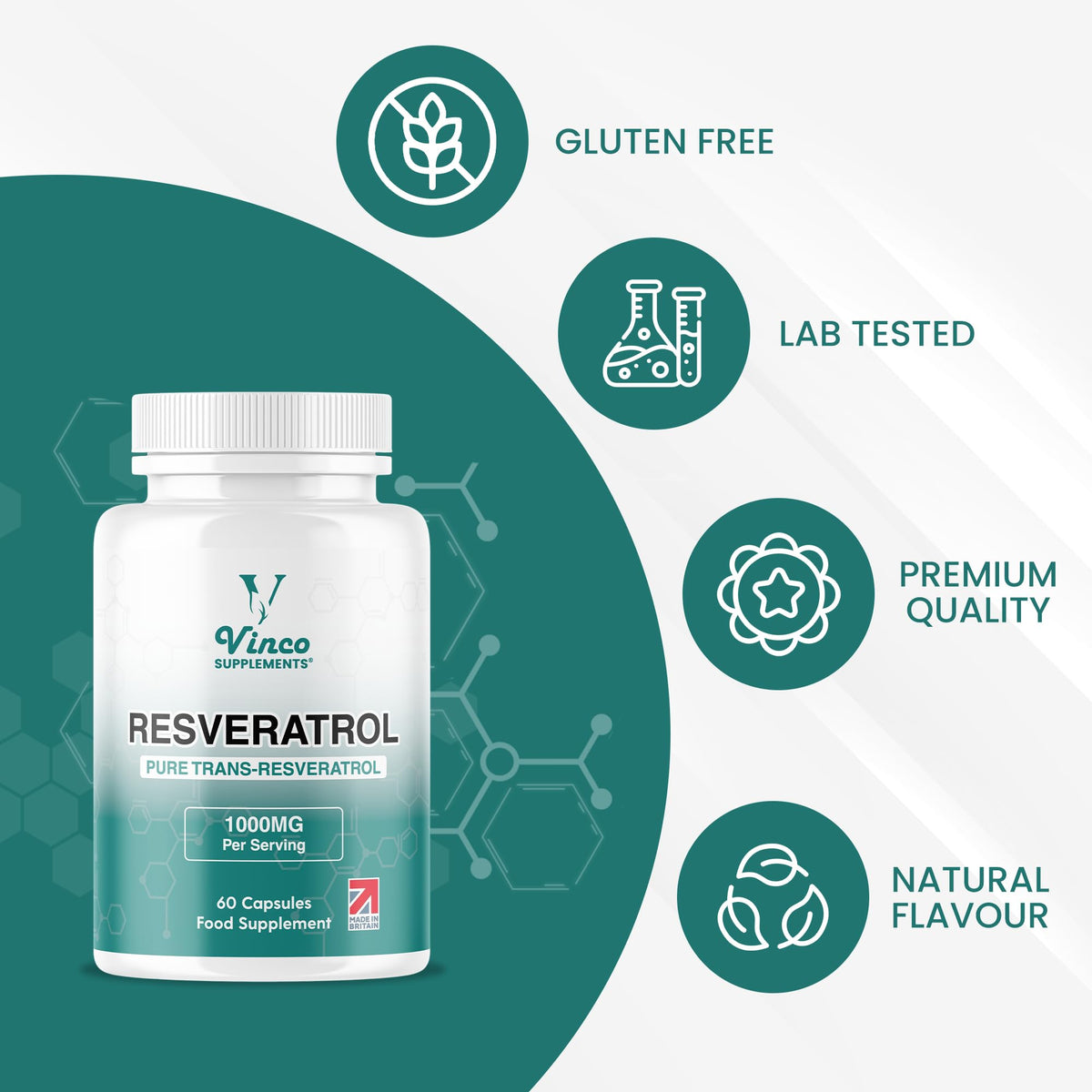 Vinco Resveratrol 1000mg