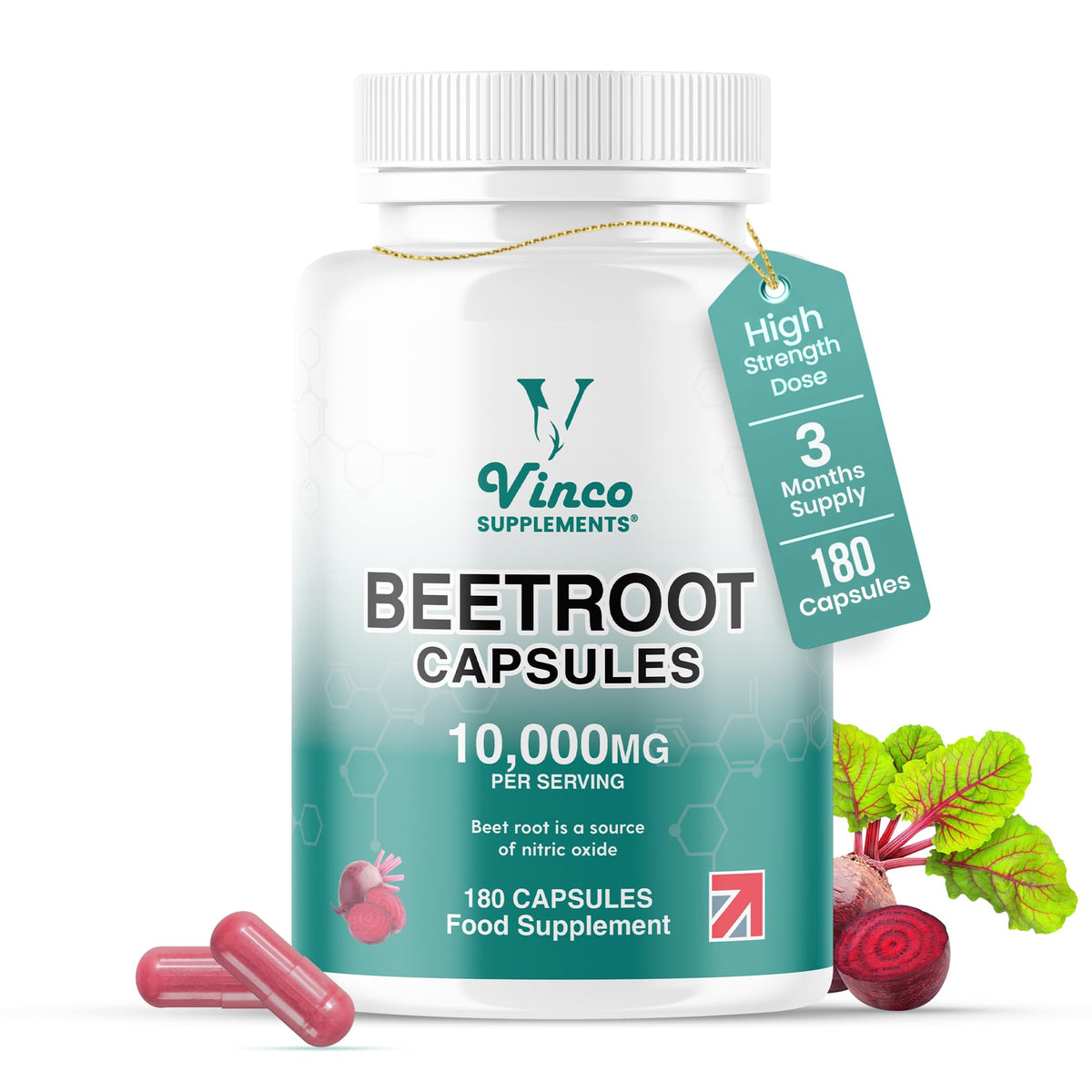 Vinco Beetroot Capsules 10,000mg