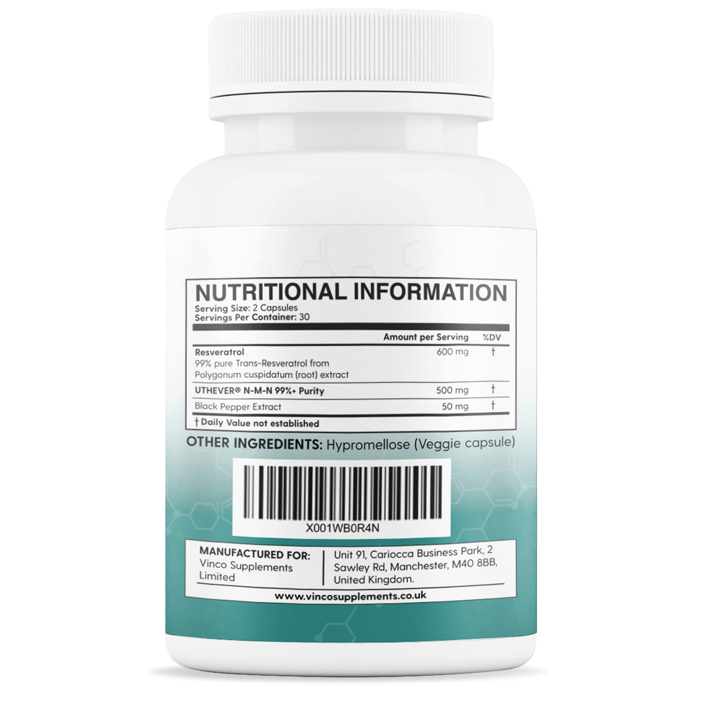 NAD+ Trans Resveratrol 1100mg