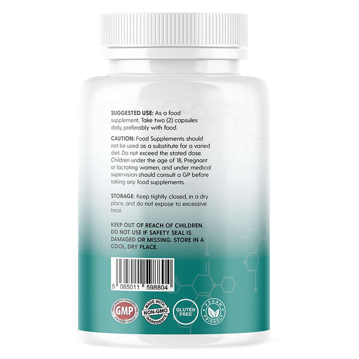 Vinco Testosterone Supplements for Men, 1400mg Per Serving, 60 Capsules