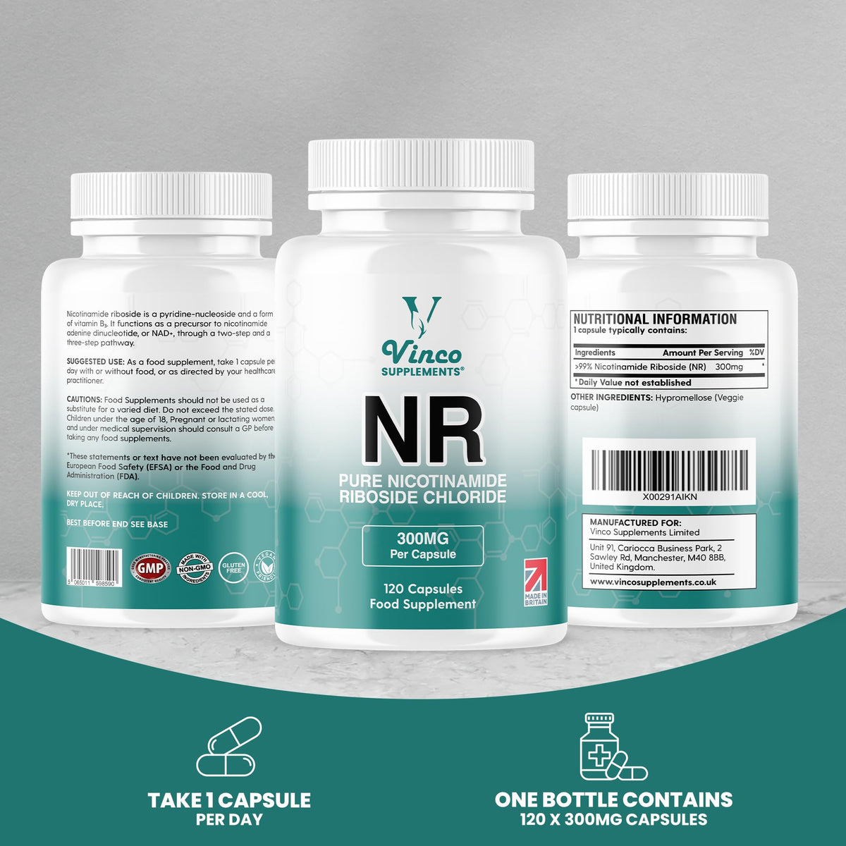 Vinco Nicotinamide Riboside 300mg