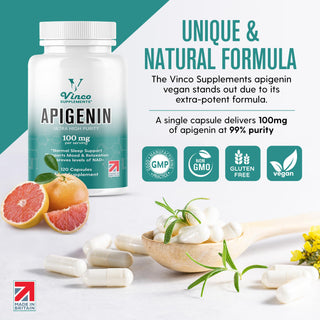 Vinco Apigenin 100mg Supplement