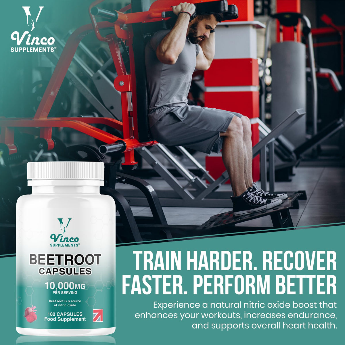 Vinco Beetroot Capsules 10,000mg