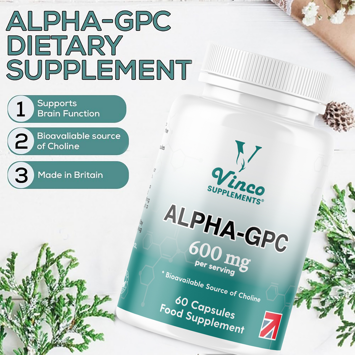 Alpha GPC Choline Supplement