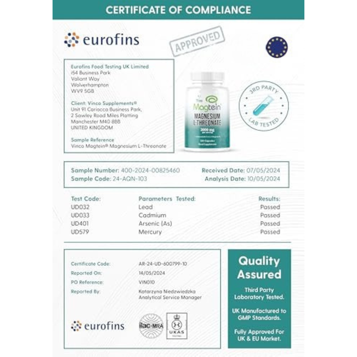 Magnesium L-Threonate