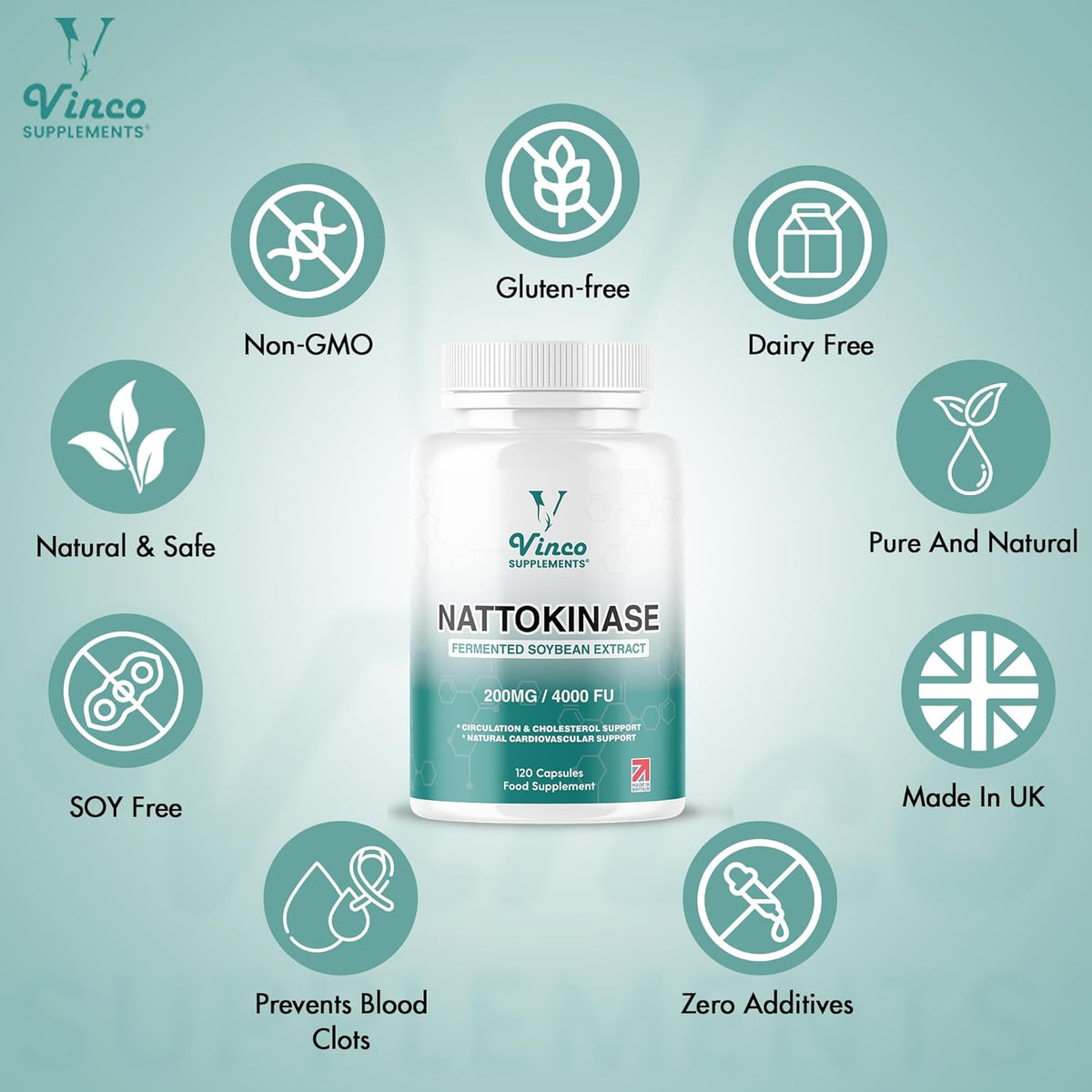 Nattokinase 4000 FU Capsules