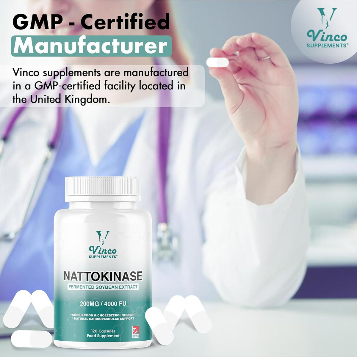 Nattokinase 4000 FU Capsules