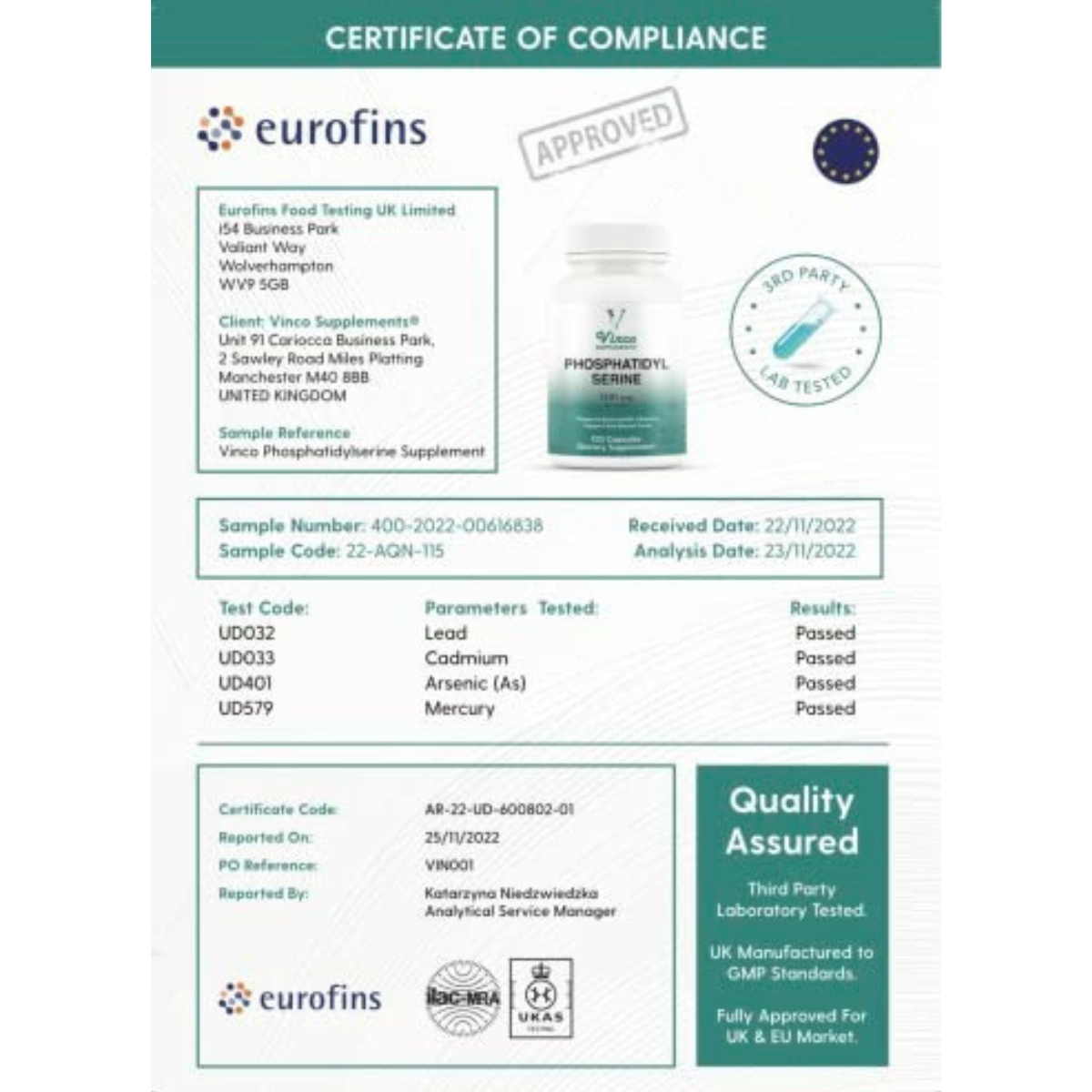 Phosphatidylserine Supplement