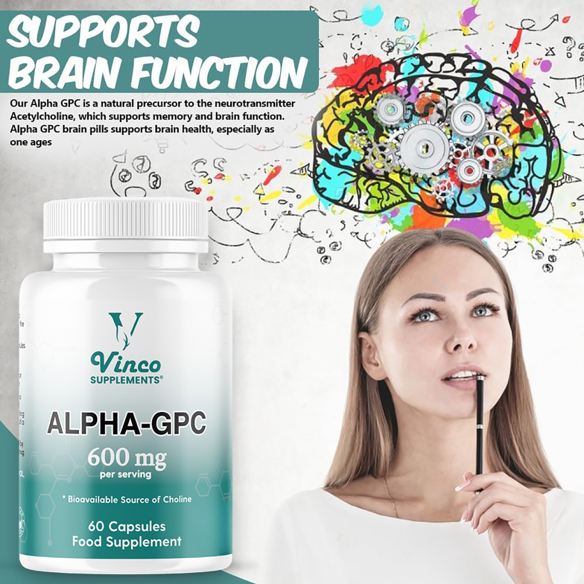 Alpha GPC Choline Supplement