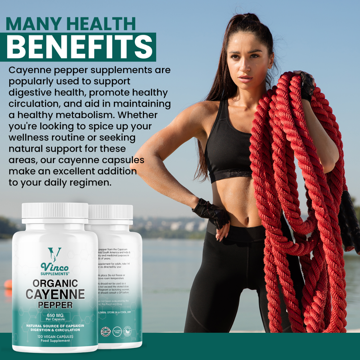 Organic Cayenne Pepper Capsules