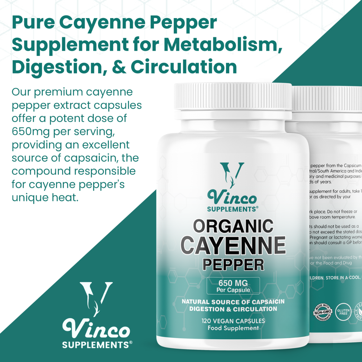 Organic Cayenne Pepper Capsules
