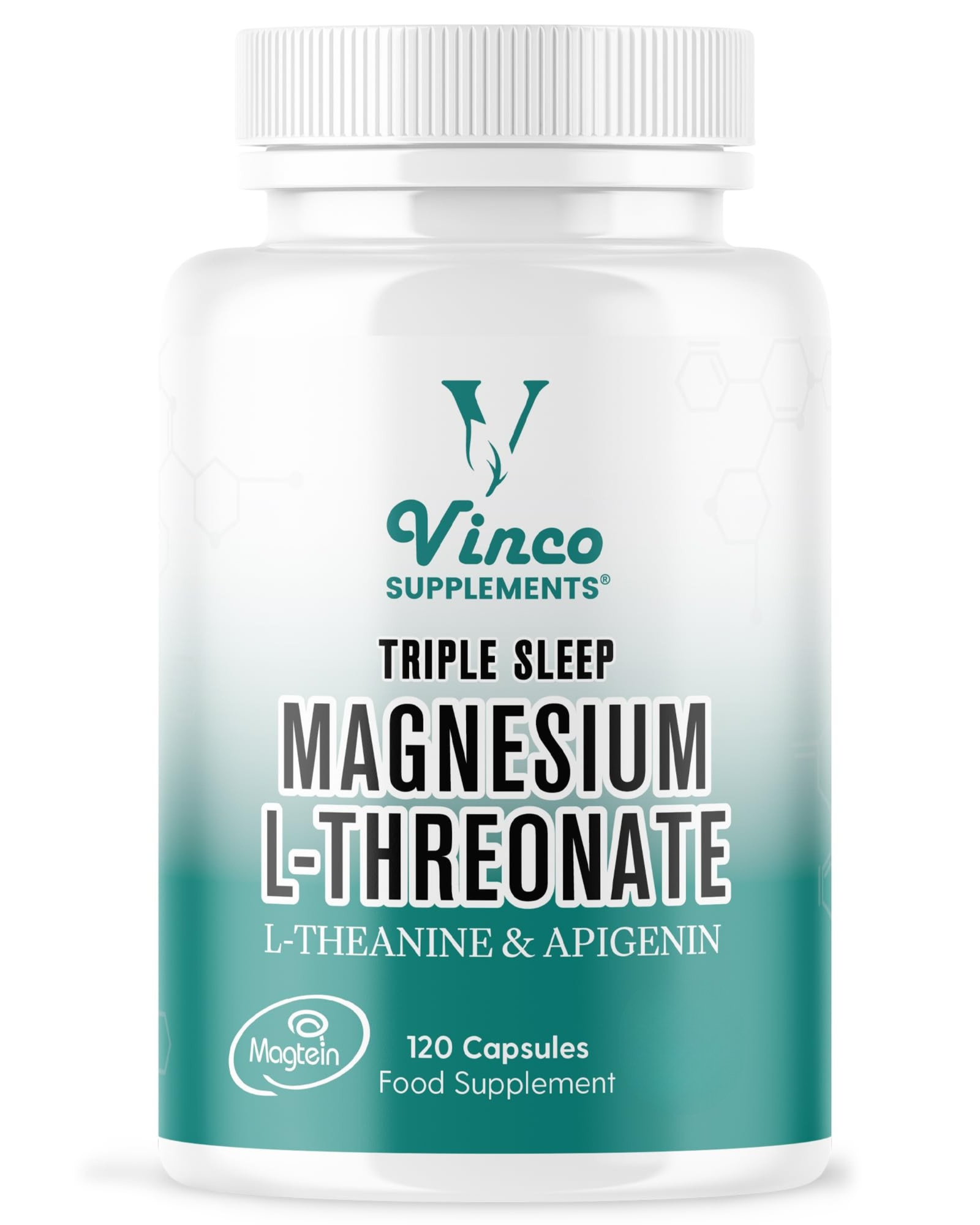 Vinco Triple Sleep Magnesium L-Threonate L-Theanine & Apigenin
