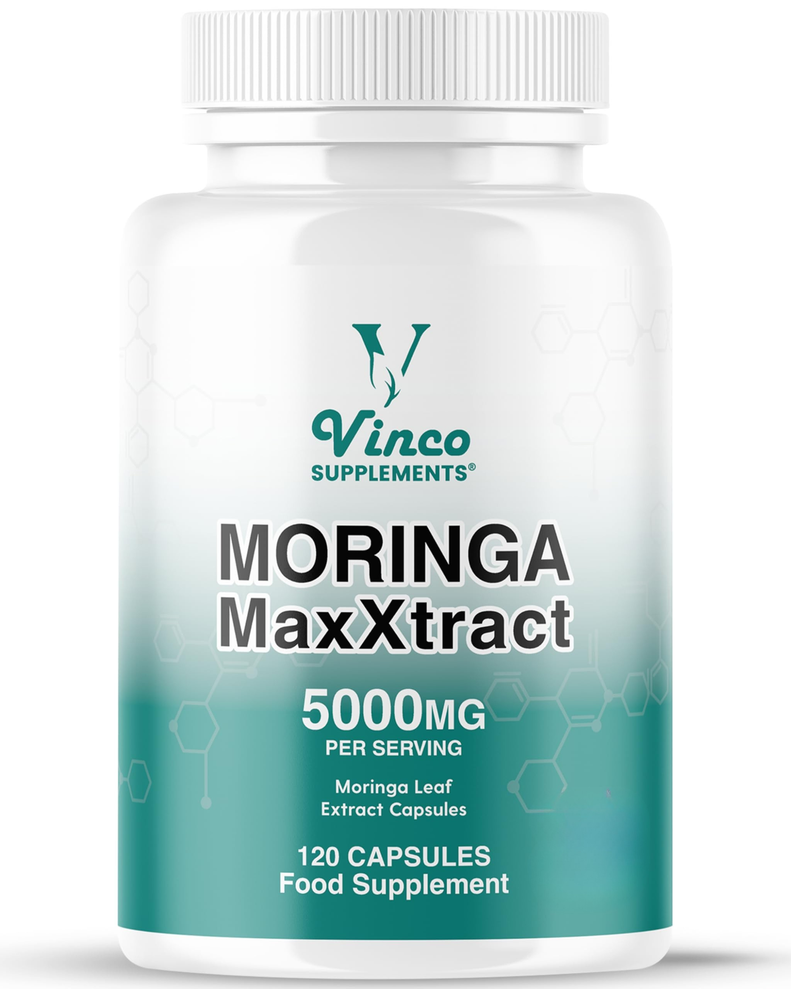 Vinco Moringa Leaf Capsules 5000mg