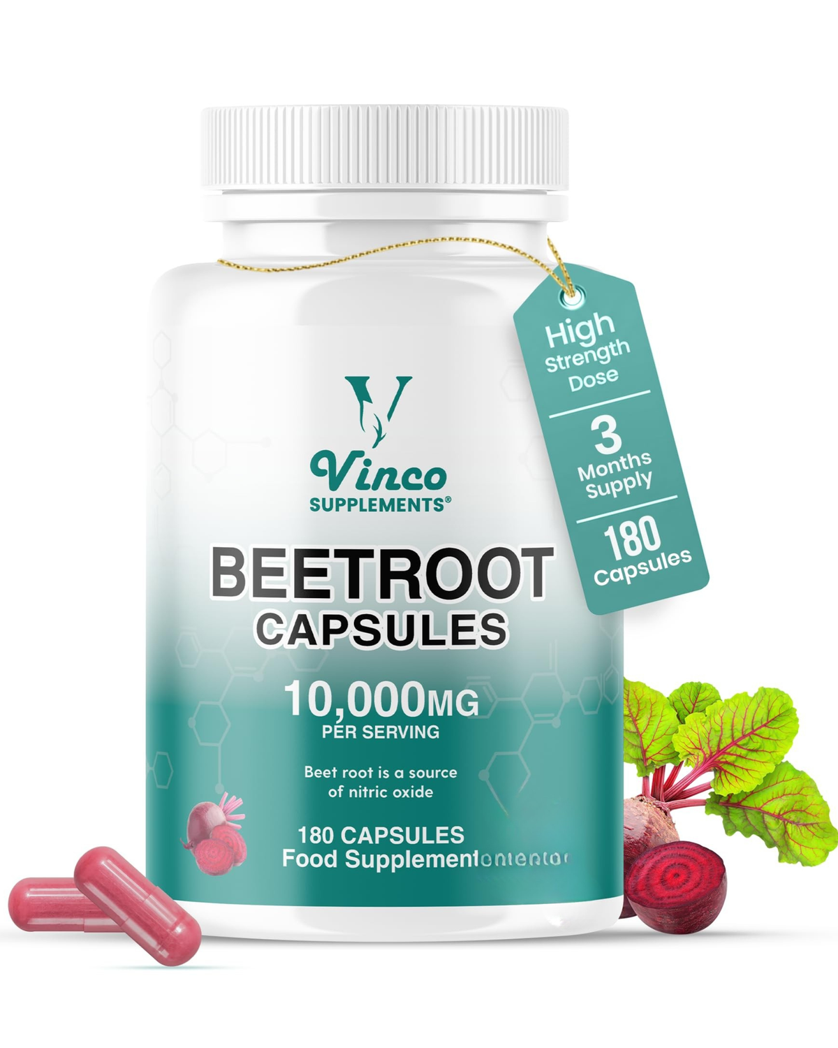Vinco Beetroot Capsules 10,000mg