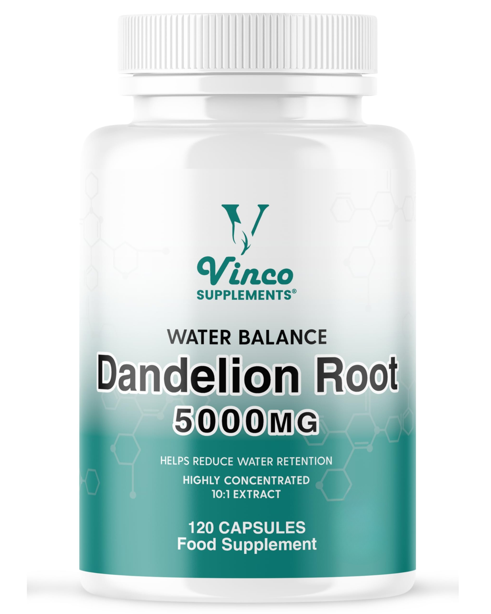 Vinco Dandelion Root Capsules 5000mg