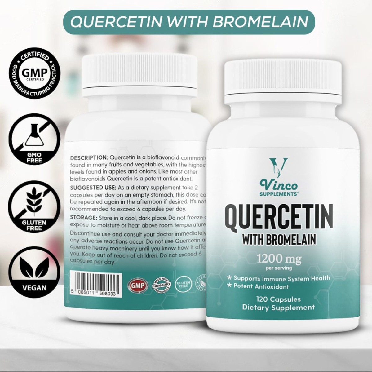 Quercetin With Bromelain