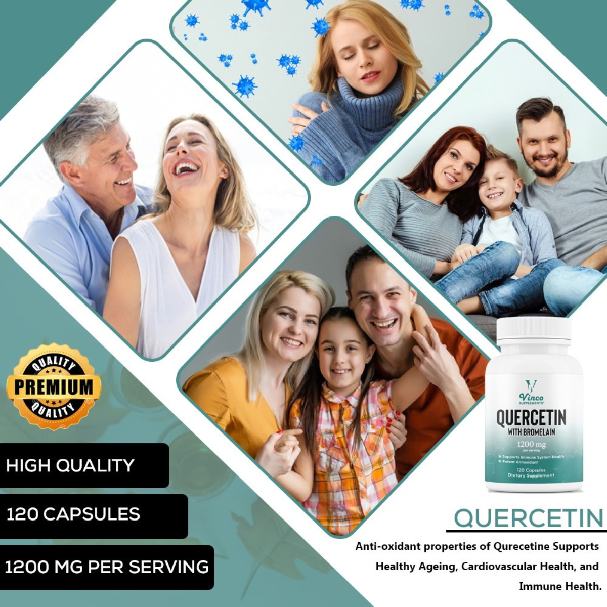 Quercetin With Bromelain