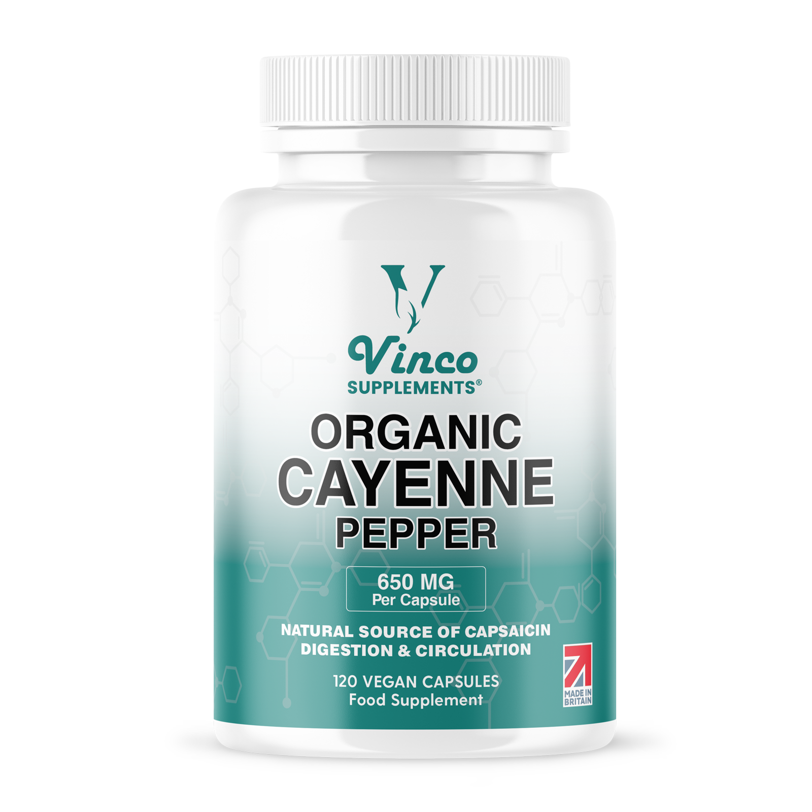 Organic Cayenne Pepper Extract Supplement