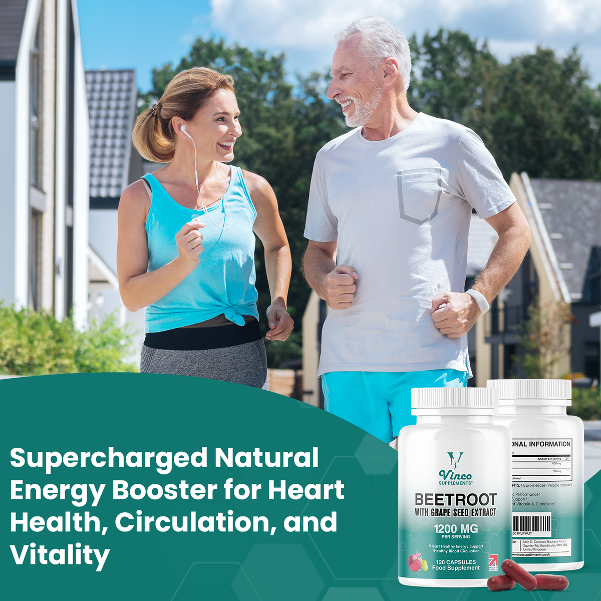 Beetroot Capsules with Grape Seed Extract