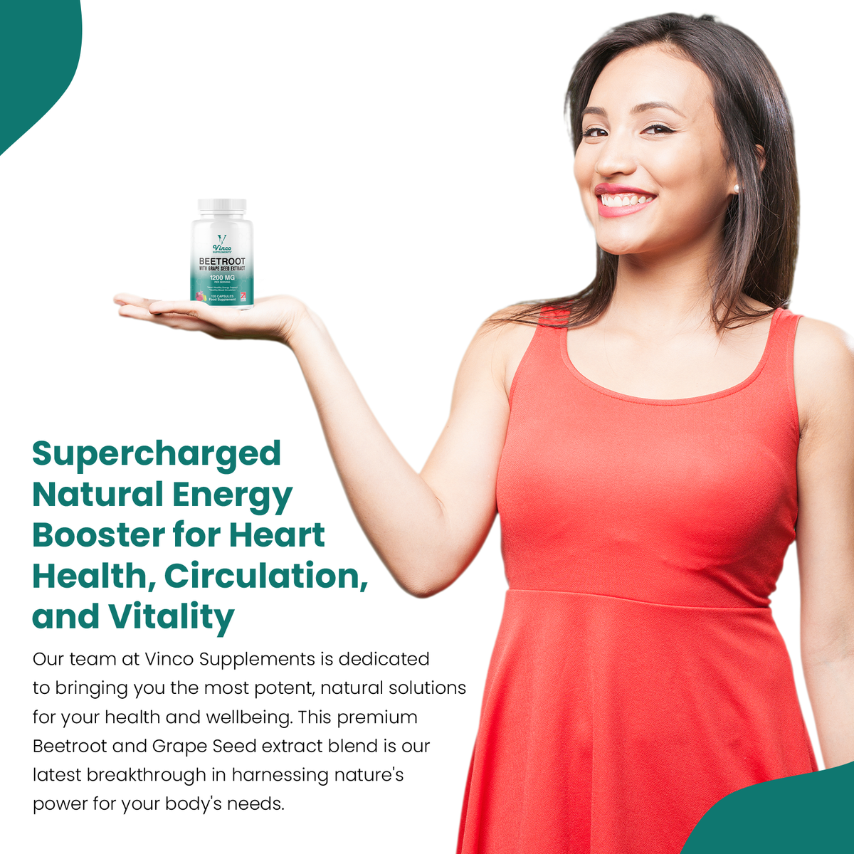 Beetroot Capsules with Grape Seed Extract