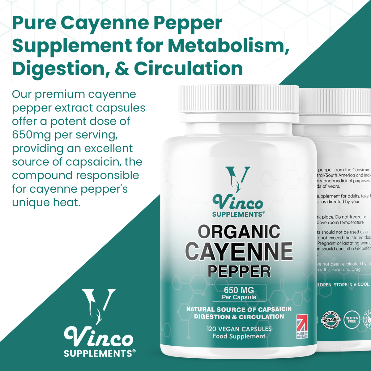 Organic Cayenne Pepper Capsules