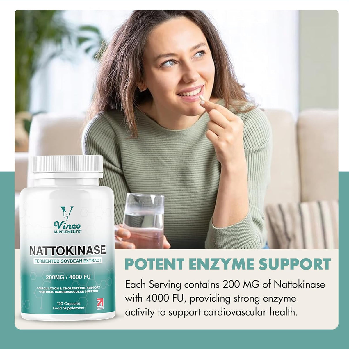 Nattokinase 4000 FU Capsules