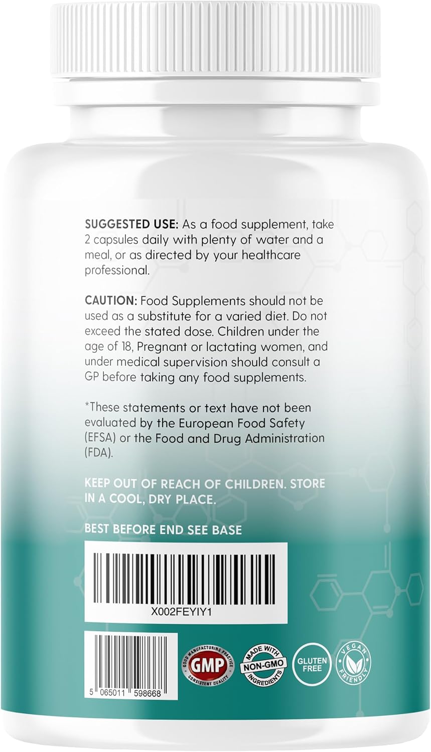 Vinco 100 Billion CFU Probiotics - 20 Strains with Prebiotics - 120 Vegan Capsules